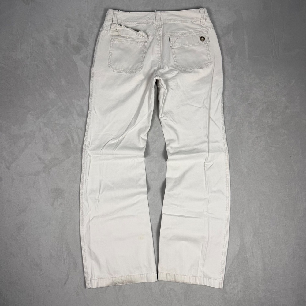 Y2K Mens Old Navy Low Rise Flare Leg Khaki Chino Pants Size 2
